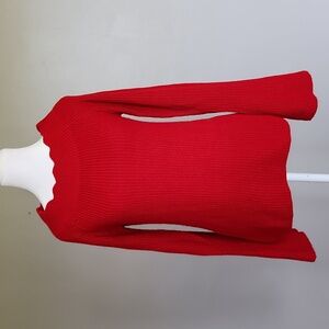 Liz Claiborne Pull Over Sweater Size Small Red